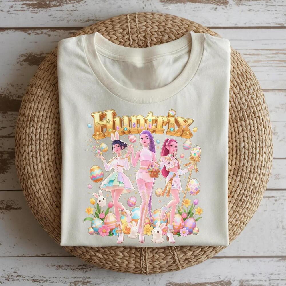 Huntrix Magical Girl Easter Shirt, Kawaii Fairy Anime Tee For , Pastel